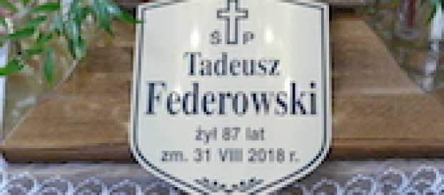 Pożegnanie Tadeusza Federowskiego